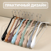 Вешалки АЛИ ЧАЙНА, "Ложка", 5 шт. 45*21 137гр (SY061 SILVER GREY, 45*21)