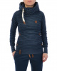Толстовка женская с капюшоном Naketano Murder He Wrote (Indigo Blue Melange XS)