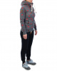 Толстовка женская на молнии с капюшоном Naketano Beng! (Dark Grey Mel XS)