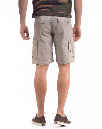 Шорты Carhartt WIP Aviation Bermuda Columbia Ritstop 6.75 Oz (28 светло-бежевый)