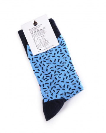 Носки Happy Socks Comb Cotton (Cubes Navy Blue 41-46)