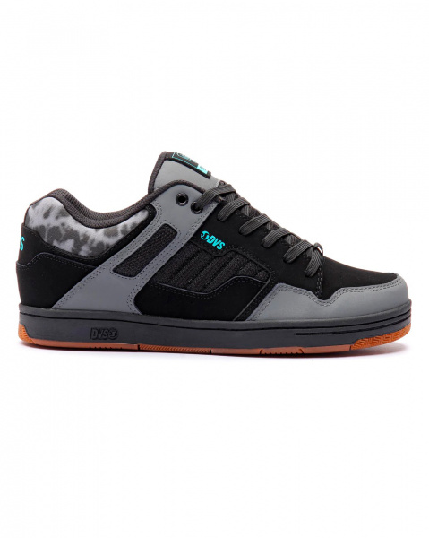 Кеды низкие мужские DVS ENDURO 125 (CHARCOAL BLACK Turquoise Nubuck, 13)