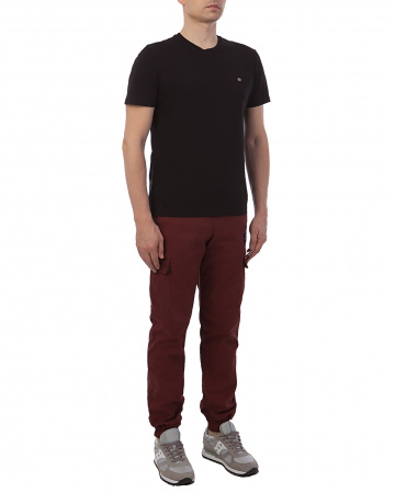 Джоггеры мужские на флисе Cool Penguin JMTL 1713W (Wine XL)