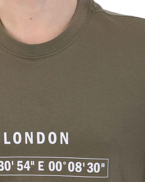 Футболка The North Face London 000035698 000036755 (L оливковый)