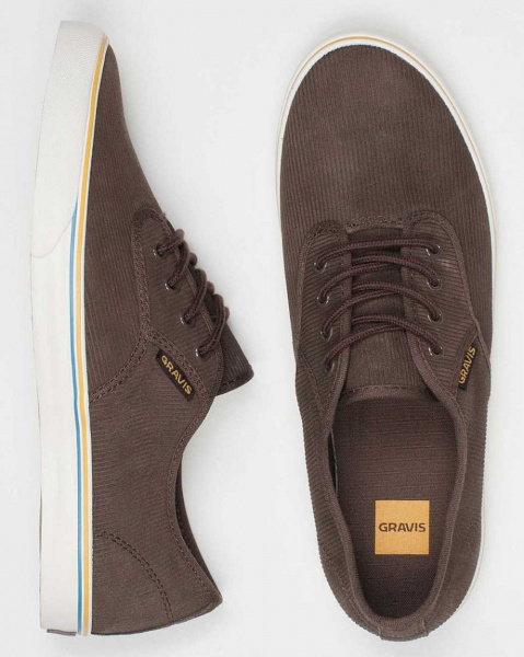Кеды Gravis Slymz Suede MNS (41.0 коричневый)