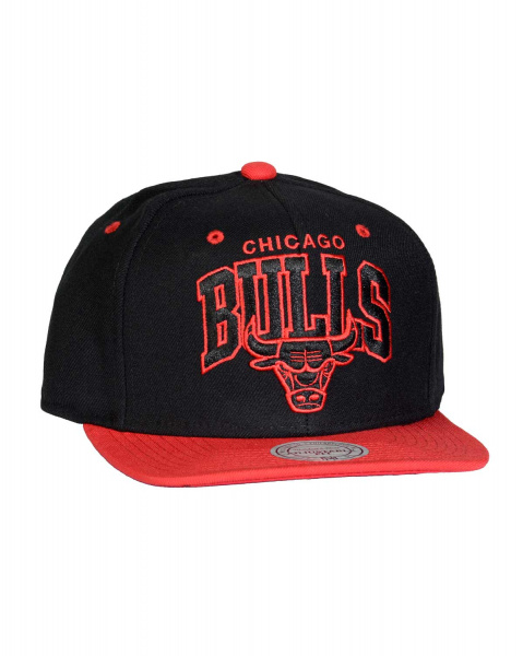 Бейсболка с прямым козырьком Mitchell and Ness EU161 GUARD Boston Bruins Black (Miami Heat Black)