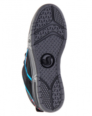 Кеды низкие мужские DVS COMANCHE (BLACK BLUE RED NUBUCK 10.5)