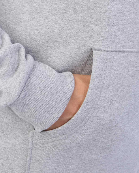 Толстовка мужская с капюшоном флисовая The North Face Raglan Red Box (S серый золотой)
