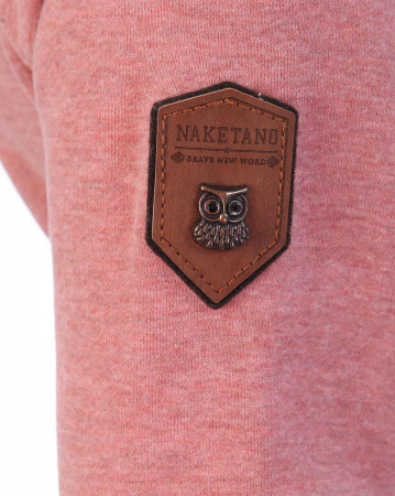 Толстовка женская на молнии с капюшоном Naketano Brazzo IX (Foggy Rose Melange, S)