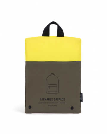 Рюкзак Herschel Packable Daypack Reflective 10474 (Sulfur Spring/Olive Night/Black Reflective, 24.5L)