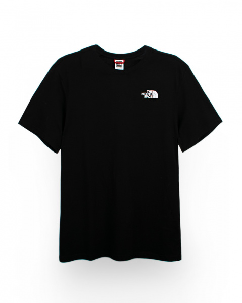 Футболка The North Face Back Box Print (Black Short-Sleeve Violet Font S)