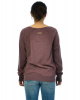 Толстовка женская свитшот Naketano Baby Got Back III (Heritage Bordeaux Melange XL)