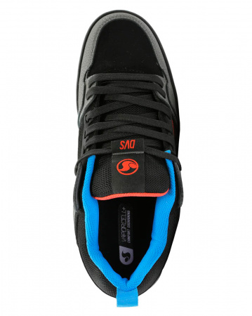 Кеды низкие мужские DVS COMANCHE 2.0+ (Charcoal Black Fry Nubuk, 12)