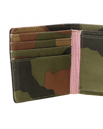 Кошелек Herschel Roy + Coin XL RFID 10404 (Black/Woodland Camo OS)