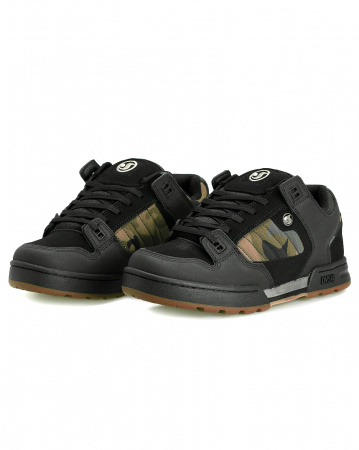 Кеды низкие мужские DVS MILITIA (BLACK CAMO LEATHER MENS, 9.5)