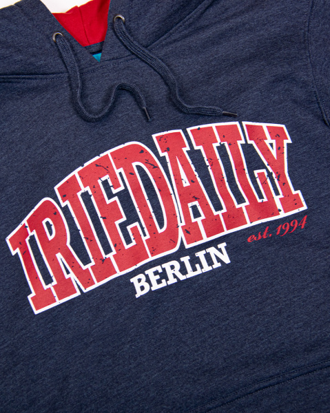 Толстовка Iriedaily Team Hoody (L синий)