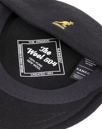 Кепка Kangol CAP Wool 504 0258BC New (BG991 Black Gold, M)