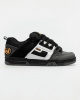 Кеды низкие мужские DVS COMANCHE (Black White Charcoal Nubuk, 11.5)
