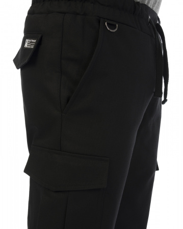 Джоггеры мужские на флисе Cool Penguin JMC 1713W (Black XL черный)