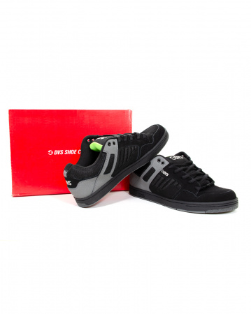 Кеды низкие мужские DVS ENDURO 125 (Black Charcoal Lime Nubuck, 11.5)
