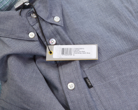 Рубашка Wesc, C1, Lamar Men's l/s Shirt (S синий)