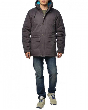 Парка зимняя Iriedaily Goerlitzer Parka (L серый шалфей)