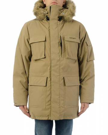 Куртка Carhartt WIP Bering Parka (XS светло-бежевый)
