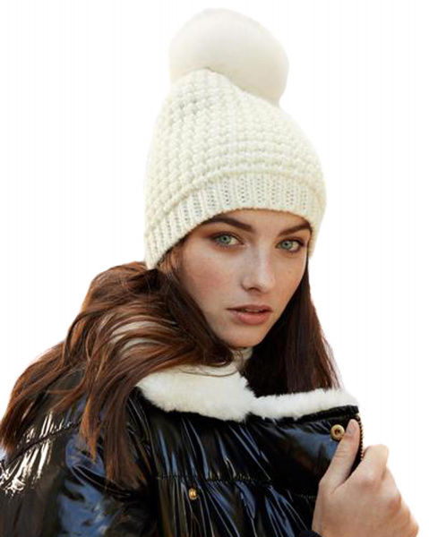 Шапка женская KyiKyi Classic Faux Fur (OS белый)