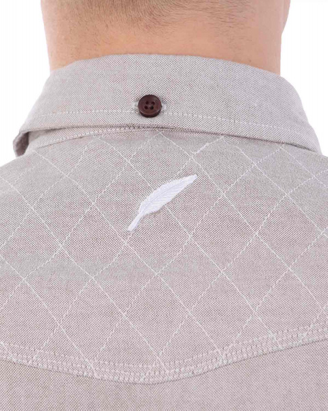 Рубашка Publish Brand USA Terry (M серый золотой)