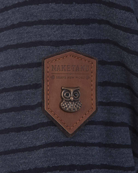 Толстовка женская с капюшоном Naketano Darthovic Stripe (Asd Blue M)