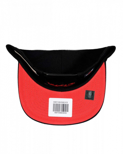 Головной убор MM19008 Foundation Script Snapback CHICAGO BULLS Black 6HSSMM19008-CBUBLCK (CHICAGO BULLS Black, OS)