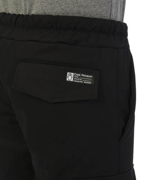 Джоггеры мужские на флисе Cool Penguin JMC 1713W (Black 3XL черный)