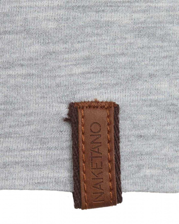 Толстовка легкая женская с капюшоном Naketano Mandy (Grey Melange XL)