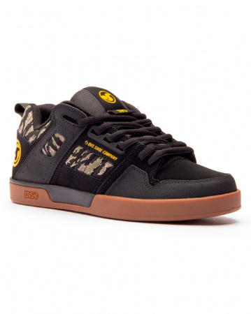Кеды низкие мужские DVS COMANCHE 2.0+ (BLACK JUNGLE CAMO NUBUCK, 10.5)