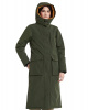 Куртка женская Didriksons Leya Long 504300 (300 тёмно-зелёный, 36)