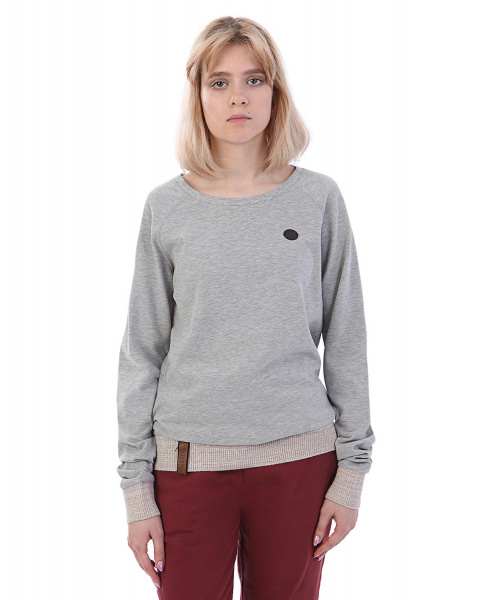 Толстовка женская свитшот Naketano DJ (Grey S)