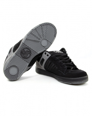 Кеды низкие мужские DVS ENDURO 125 (Black Charcoal Lime Nubuck, 7)
