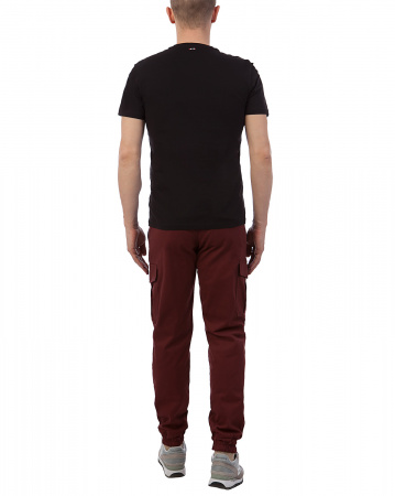 Джоггеры мужские на флисе Cool Penguin JMTL 1713W (Wine XS)