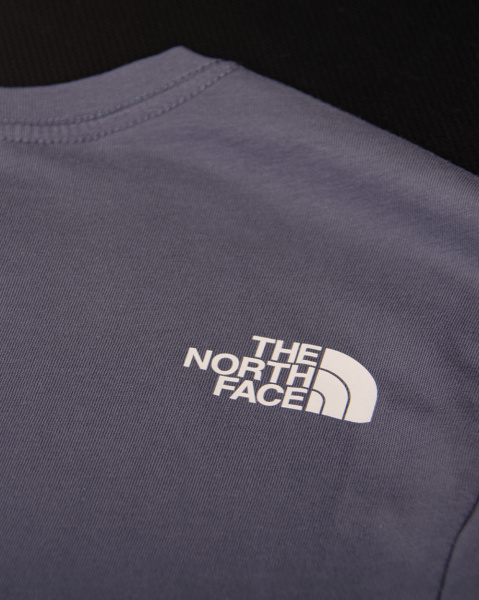 Футболка The North Face Reflective Front Box (Short-Sleeve Grey Blue L)