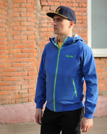 Куртка Iriedaily City Shield Uni Jacket (L голубой)