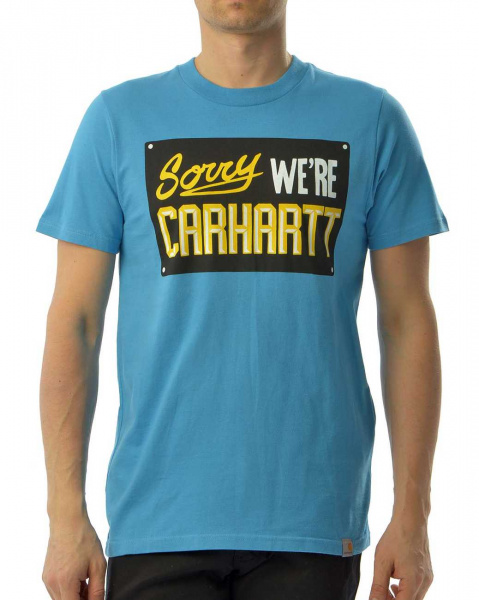 Футболка Carhartt S/S Sigh (S темно-голубой)