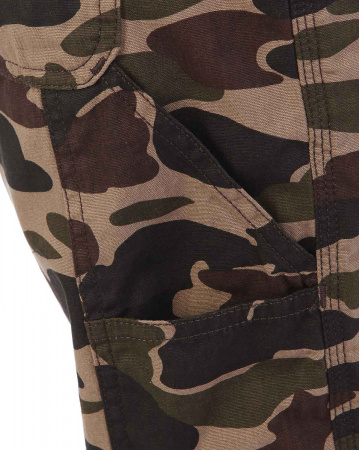 Шорты Carhartt WIP Single Knee II Anderson Cotton Canvas 6.5 Oz (31 коричневый камуфляж)