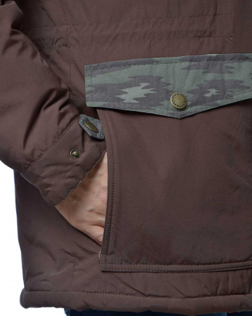 Куртка-парка Iriedaily Insulaner Parka (XL коричневый камуфляж)