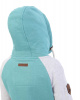 Толстовка женская на молнии с капюшоном Германия Naketano Mach klar jetzt (Fresh Blue L)