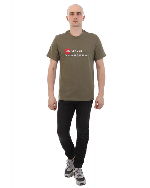 Футболка The North Face London 000035698 000036755 (L оливковый)