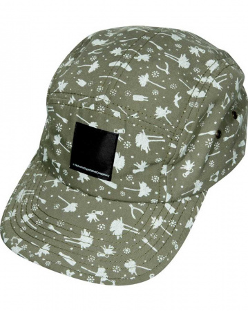Бейсболка Wesc 5 Panel Baseball cap (OS зеленый)