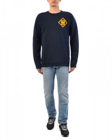 Толстовка мужская Wesc Plate Chest (M темно-синий)
