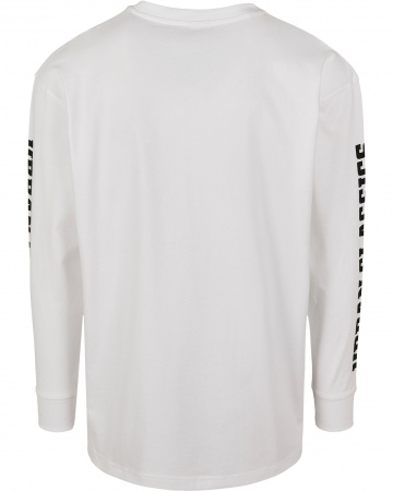 Лонгслив Urban Classics Logo Boxy Pocket (S белый)