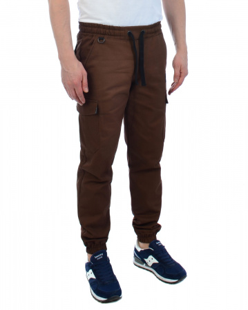 Джоггеры мужские на флисе Cool Penguin JMC 1713W (Brown 4XL, коричневый)