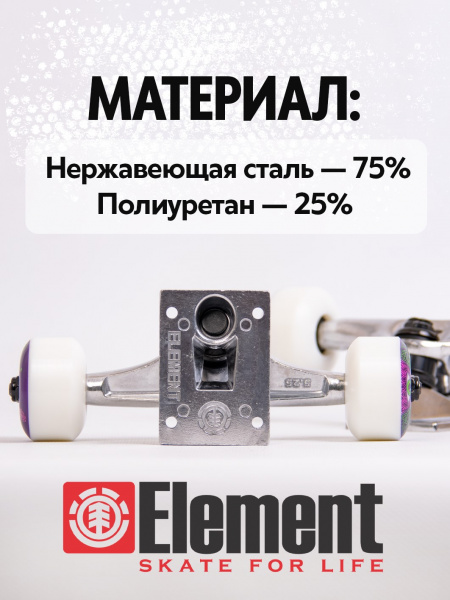 Подвески для скейта Element (фиолетовые)